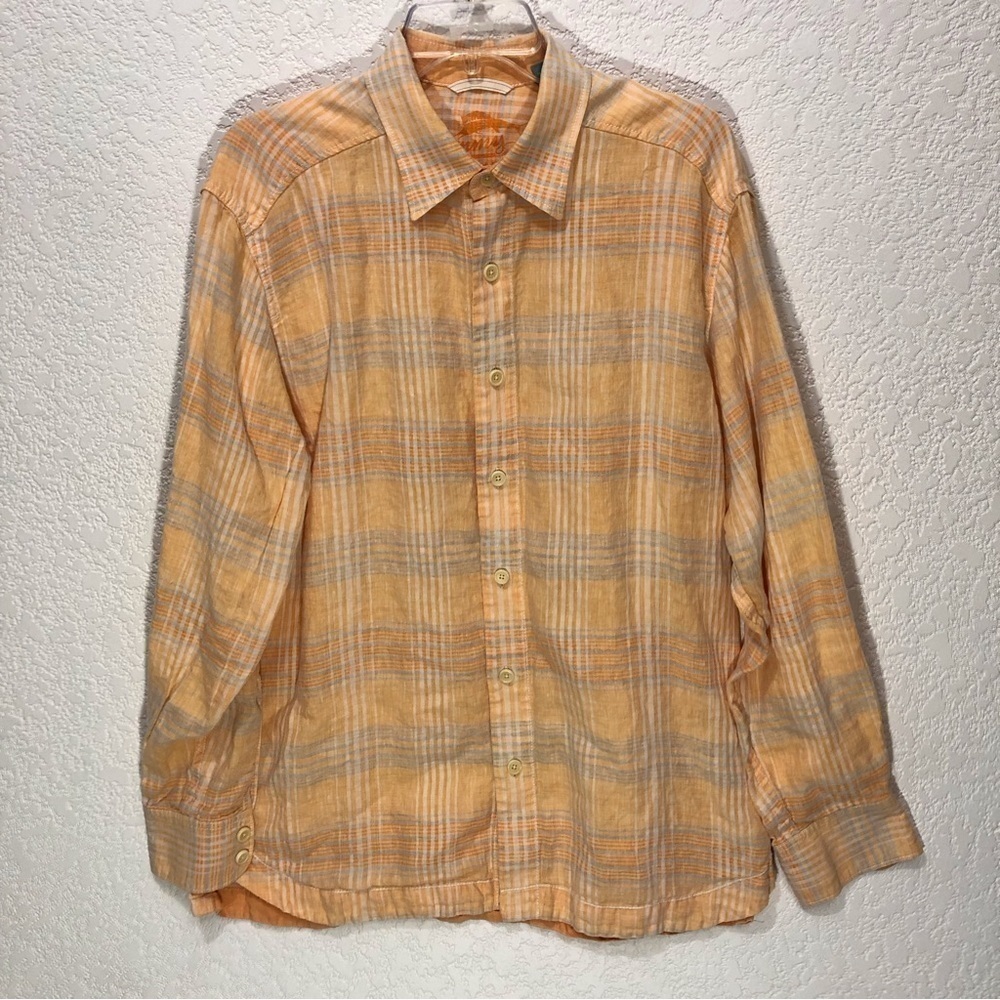 Tommy Bahama Plaid Button Front Shirt